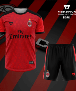 Áo đội tuyển Ac Milan màu đỏ