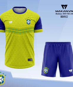 Áo Đội Tuyển Brasil BD512
