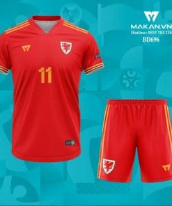 Áo bóng đá đội tuyển Wales Euro 2021 BD696