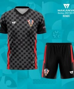 Áo bóng đá đội tuyển Croatia Euro 2021 BD681