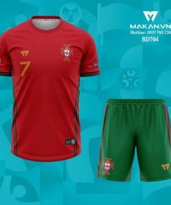 Áo bóng đá đội tuyển Bồ Đào Nha Euro 2021 BD704