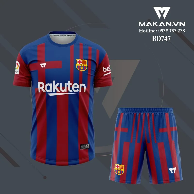 Áo bóng đá Barca BD747