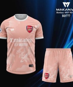 Kiểu áo bóng đá lớp Arsenal BD777