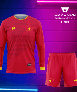 Áo bóng đá dài tay TD001