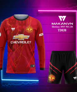 Áo bóng đá tay dài TD038