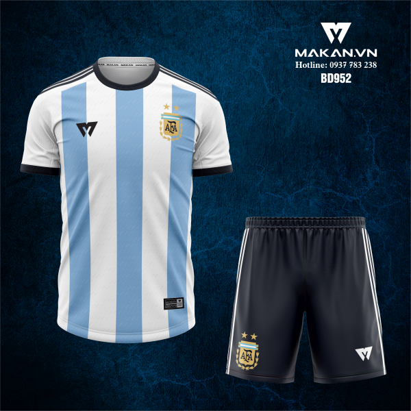 Áo bóng đá đội tuyển Argentina BD952