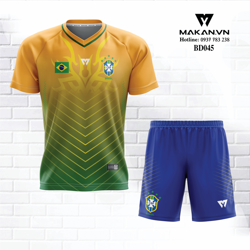 Mẫu áo đội tuyển Brazil bán chạy ở MAKAN