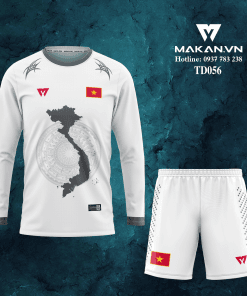 Áo bóng đá tay dài TD056