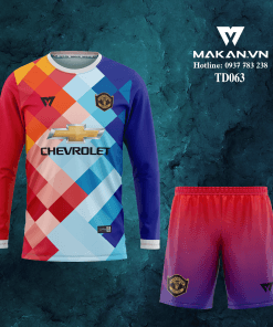 Áo bóng đá tay dài TD063