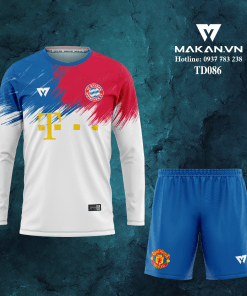 Áo bóng đá tay dài TD086