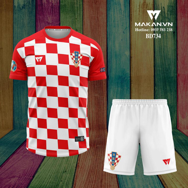 Mẫu áo đá bóng đẹp tuyệt vời nhất trái đất - Đội tuyển chọn Croatia