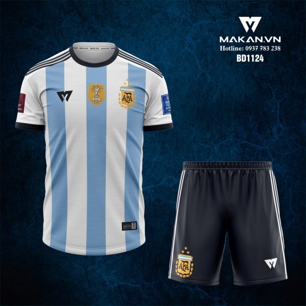 Áo bóng đá đội tuyển Argentina BD1124