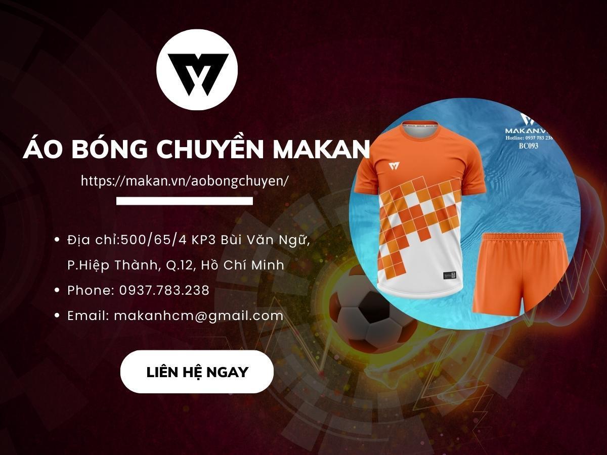 MAKAN - Đơn vị thiết kế áo bóng chuyền Thái Lan theo yêu cầu