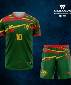 Áo bóng đá đội tuyển Cameroun BD1231