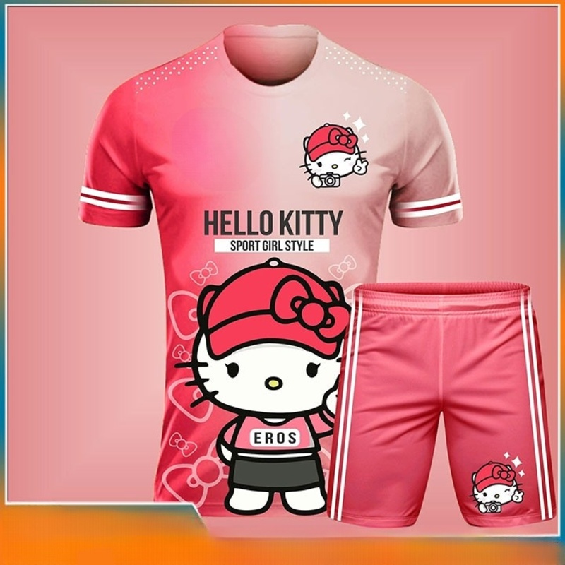 Áo đá banh Hello Kitty cho nữ 04