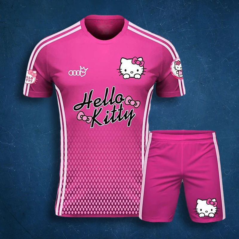 Áo đá bóng Hello Kitty cho nam 02