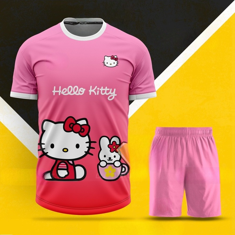 Áo đá bóng Hello Kitty cho nữ 02
