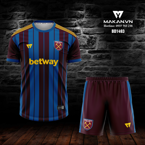 Áo Bóng Đá CLB West Ham BD1493