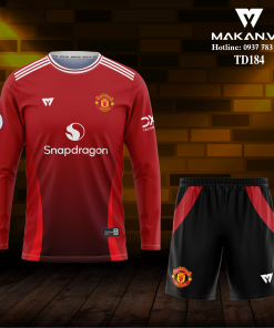 Áo bóng đá tay dài TD184