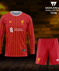 Áo bóng đá tay dài TD186