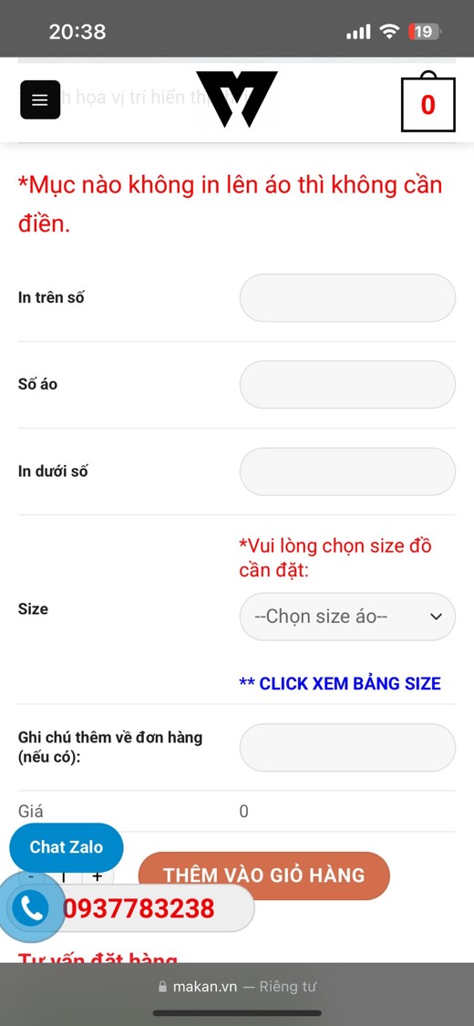 Hướng dẫn cách đặt hàng trên website Makan.vn
