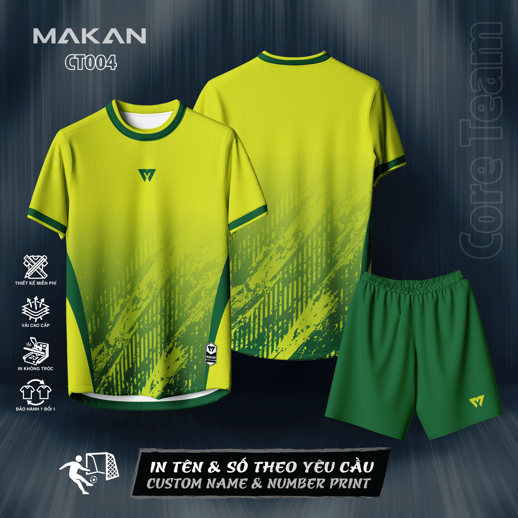 Đồ thể thao Makan Sport – CORE TEAM CT004