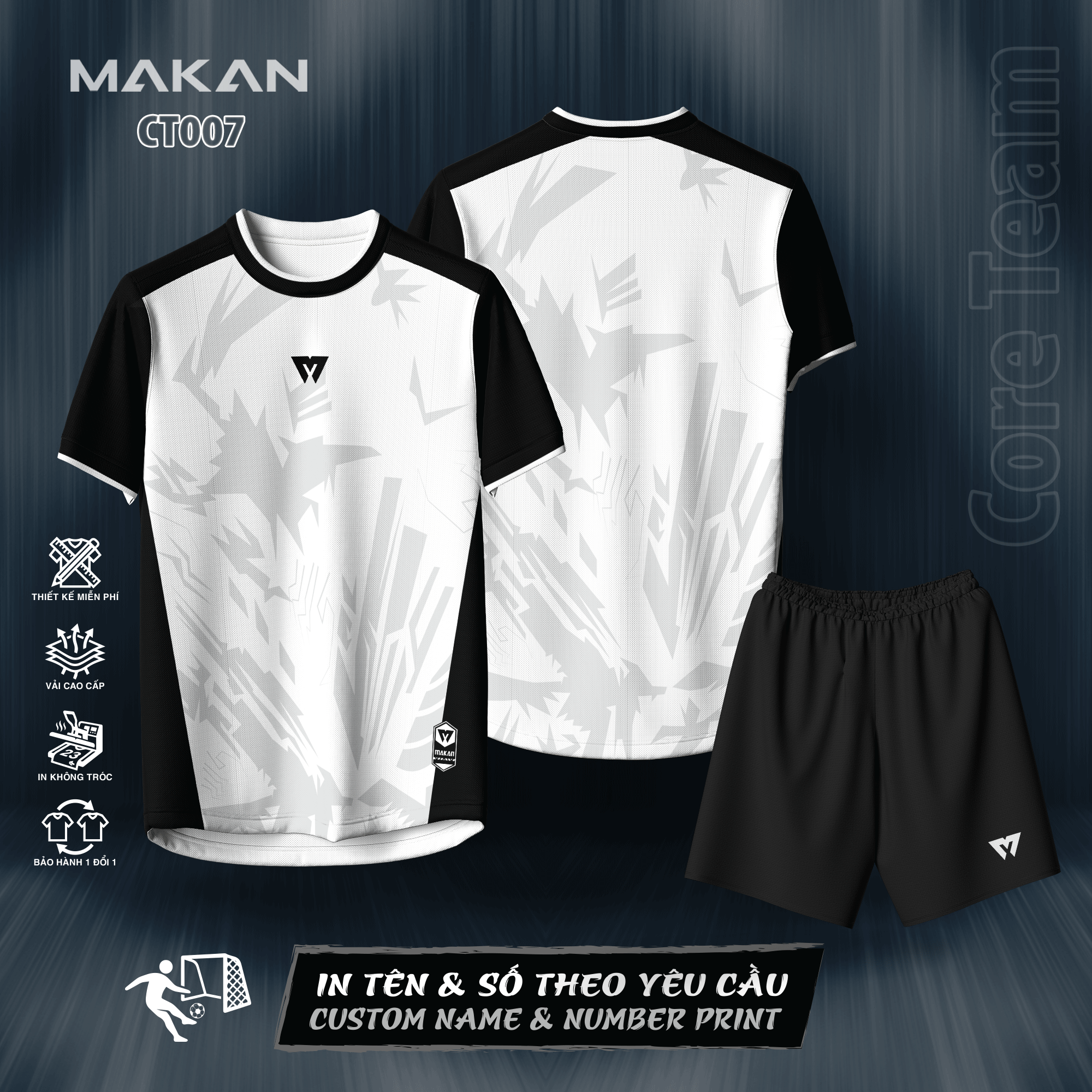 Đồ thể thao Makan Sport – CORE TEAM CT007