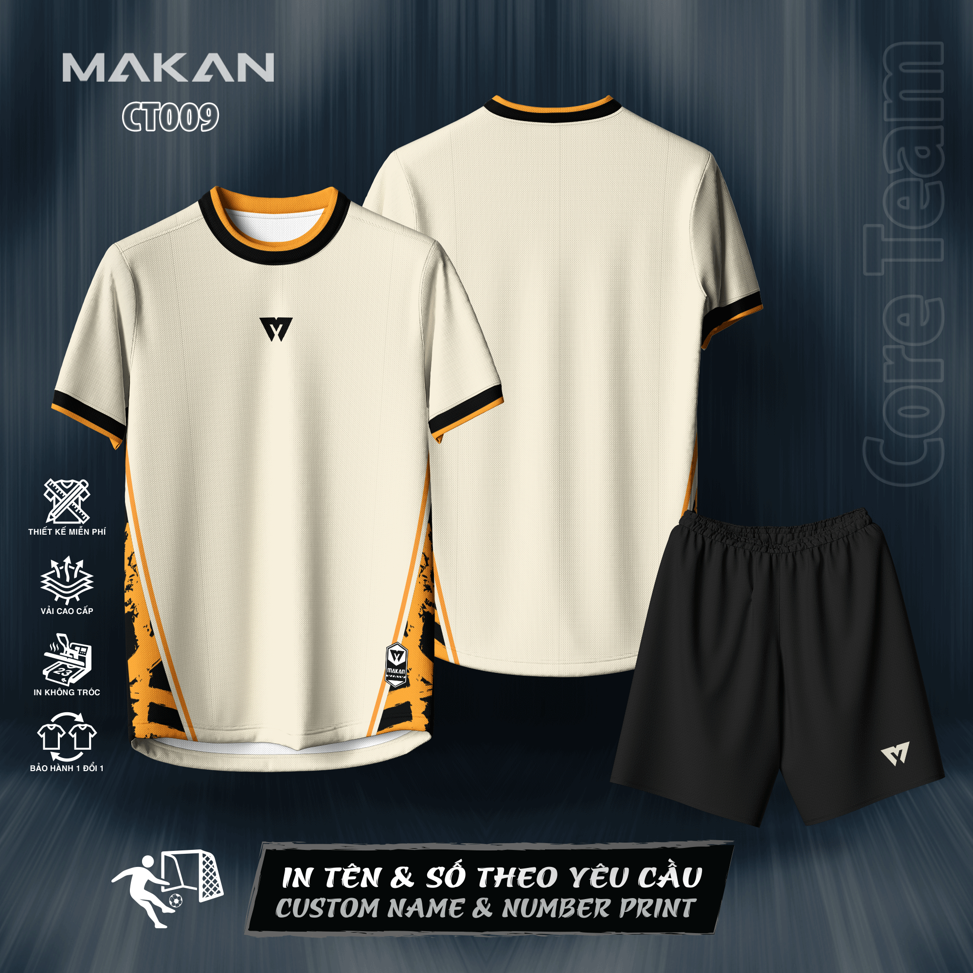 Đồ thể thao Makan Sport – CORE TEAM CT009