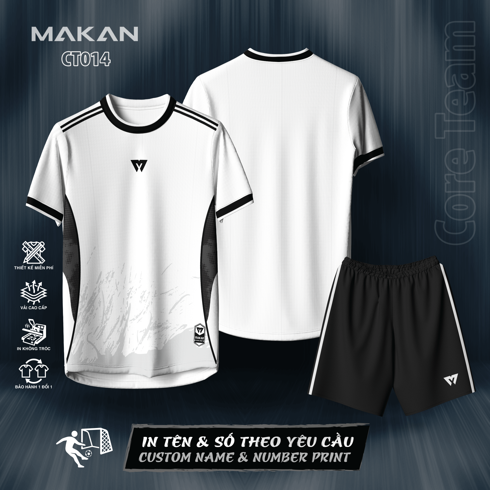 Đồ thể thao Makan Sport – CORE TEAM CT014