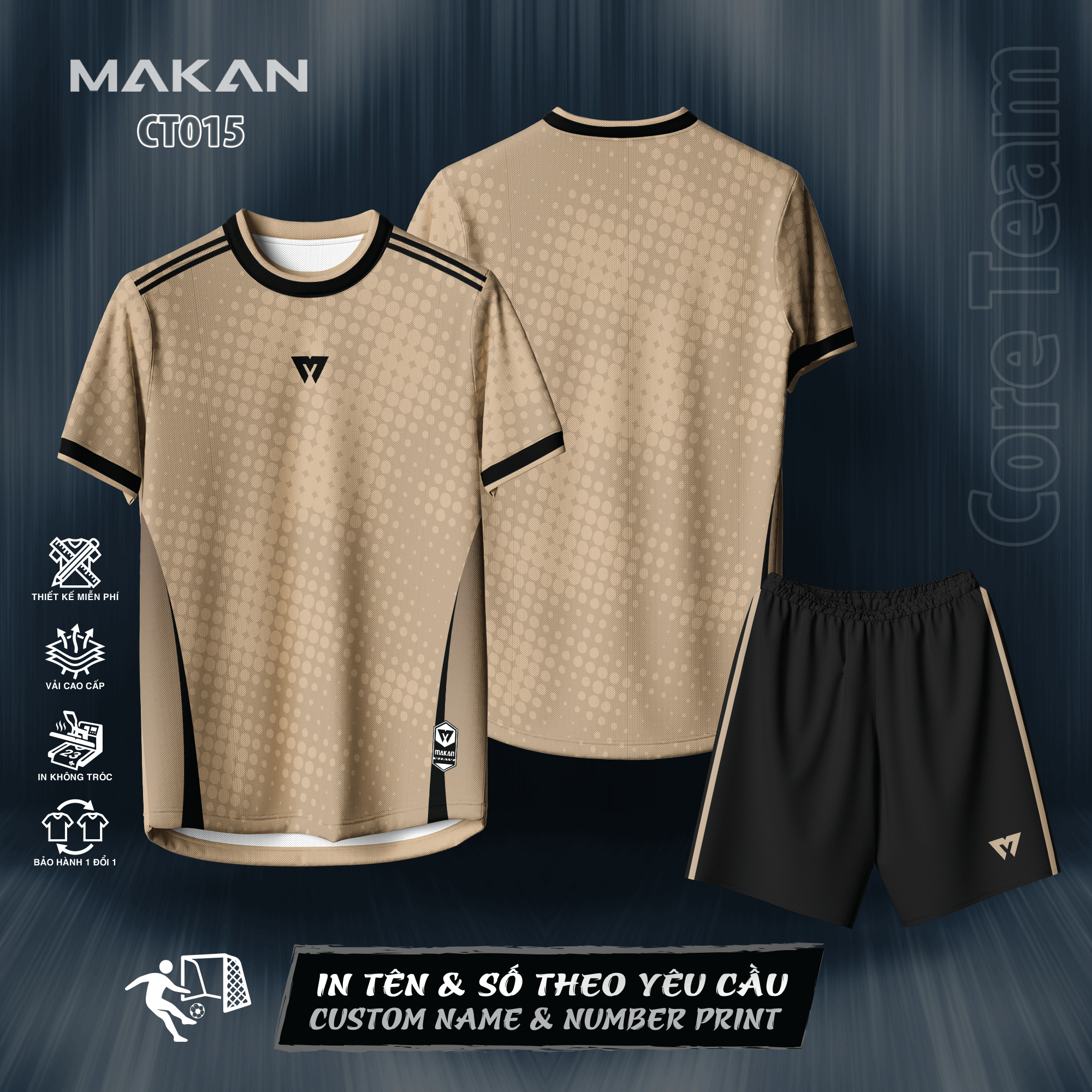 Đồ thể thao Makan Sport – CORE TEAM CT015