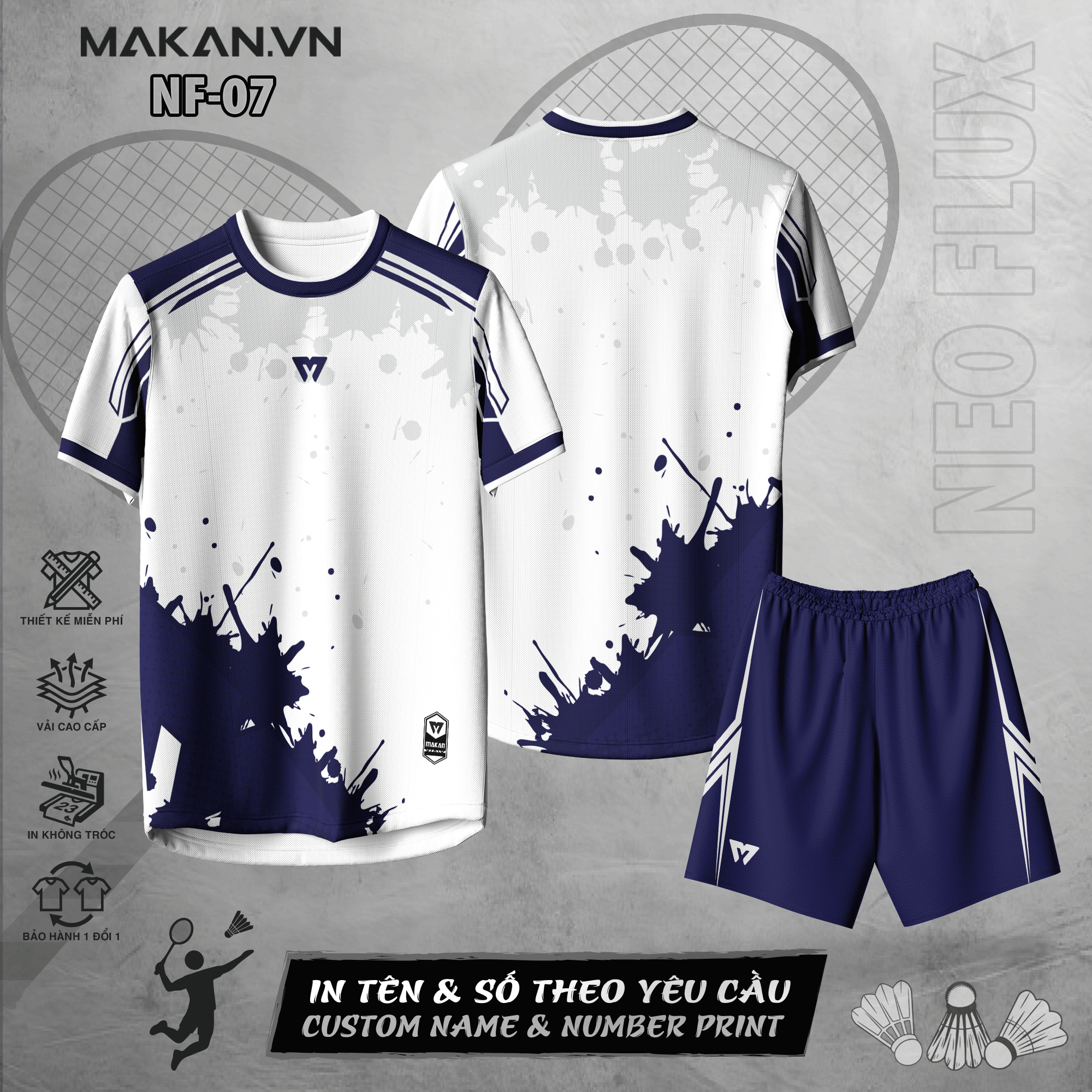 Áo Cầu Lông NF007