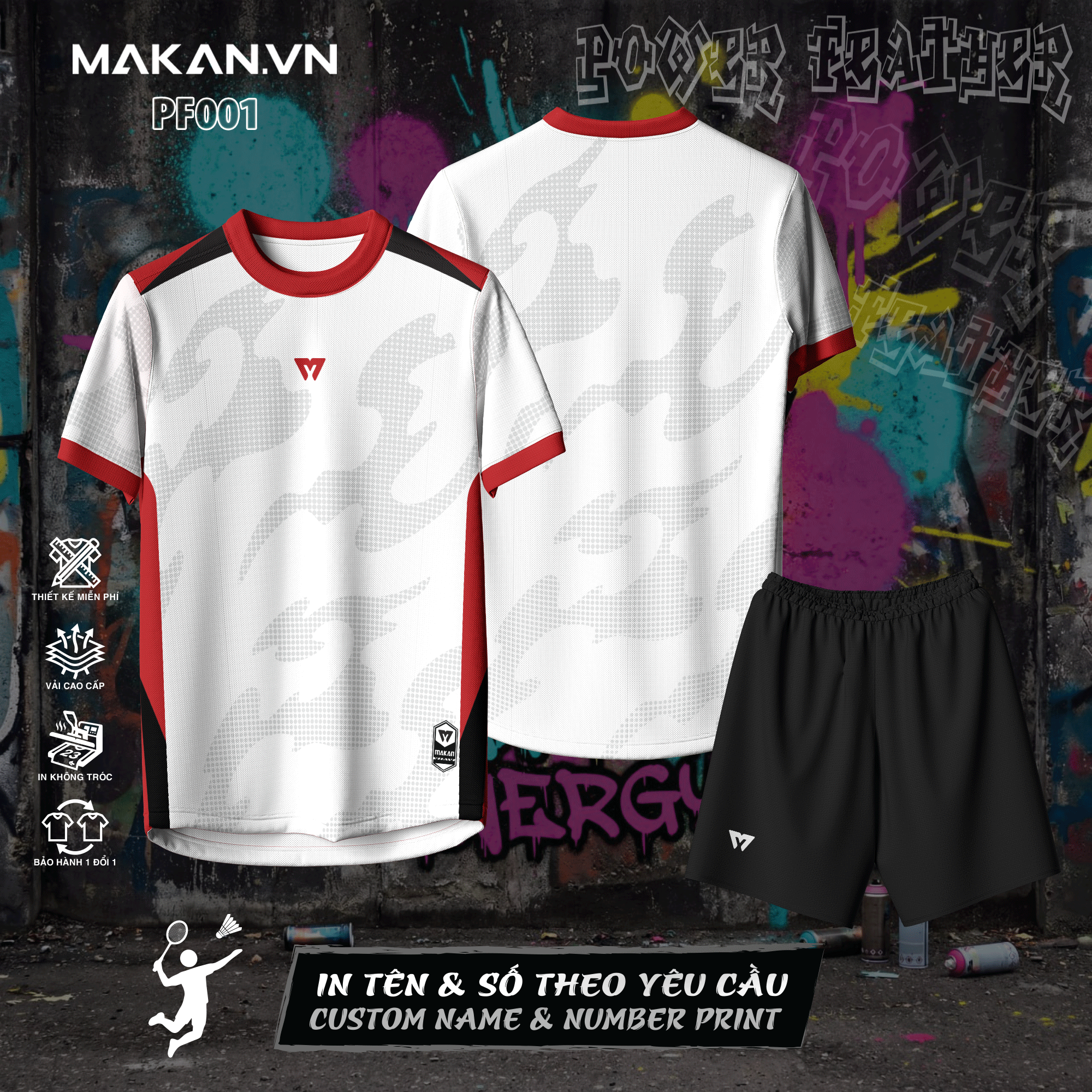 Áo Cầu Lông PF001