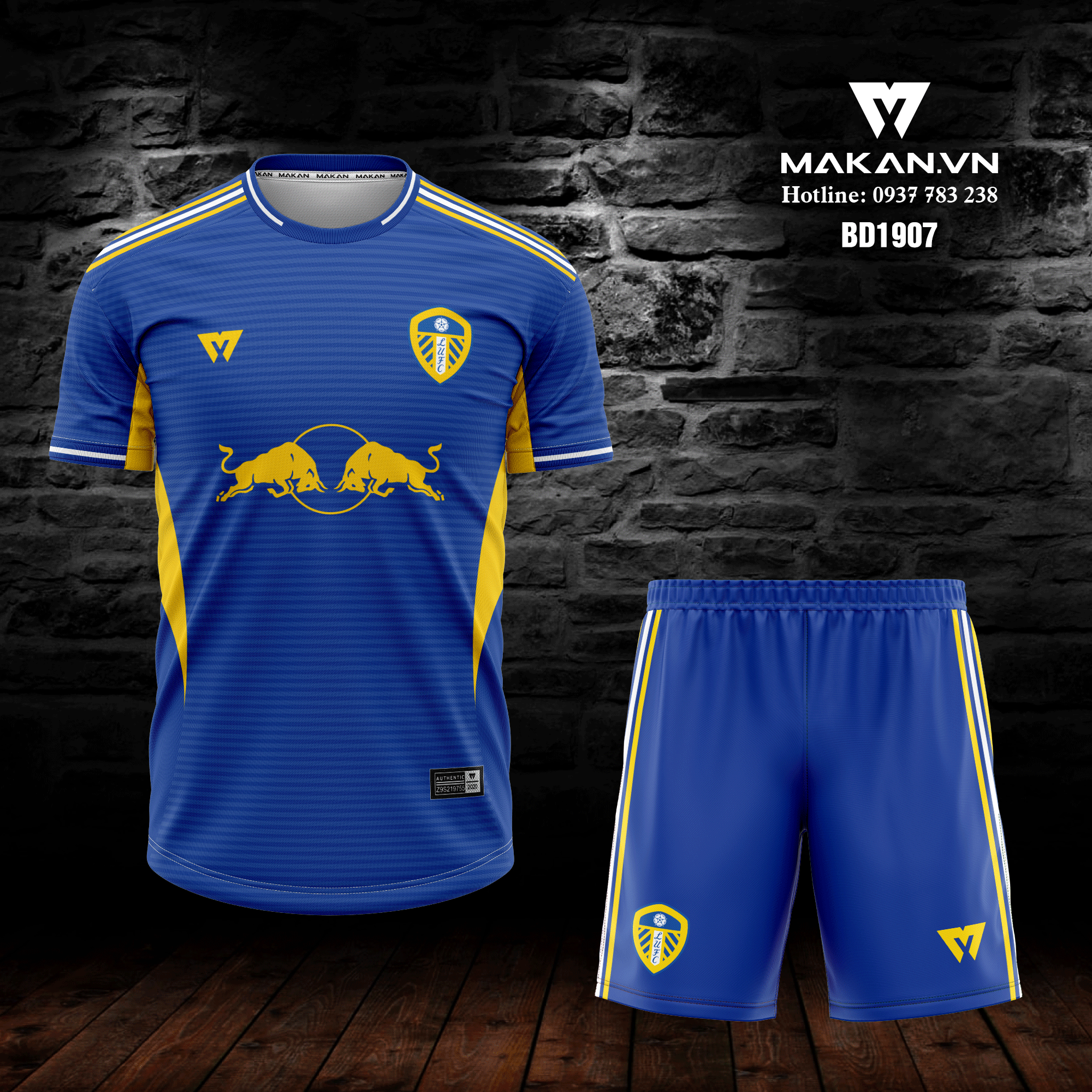 Áo bóng đá CLB Leeds United BD1907