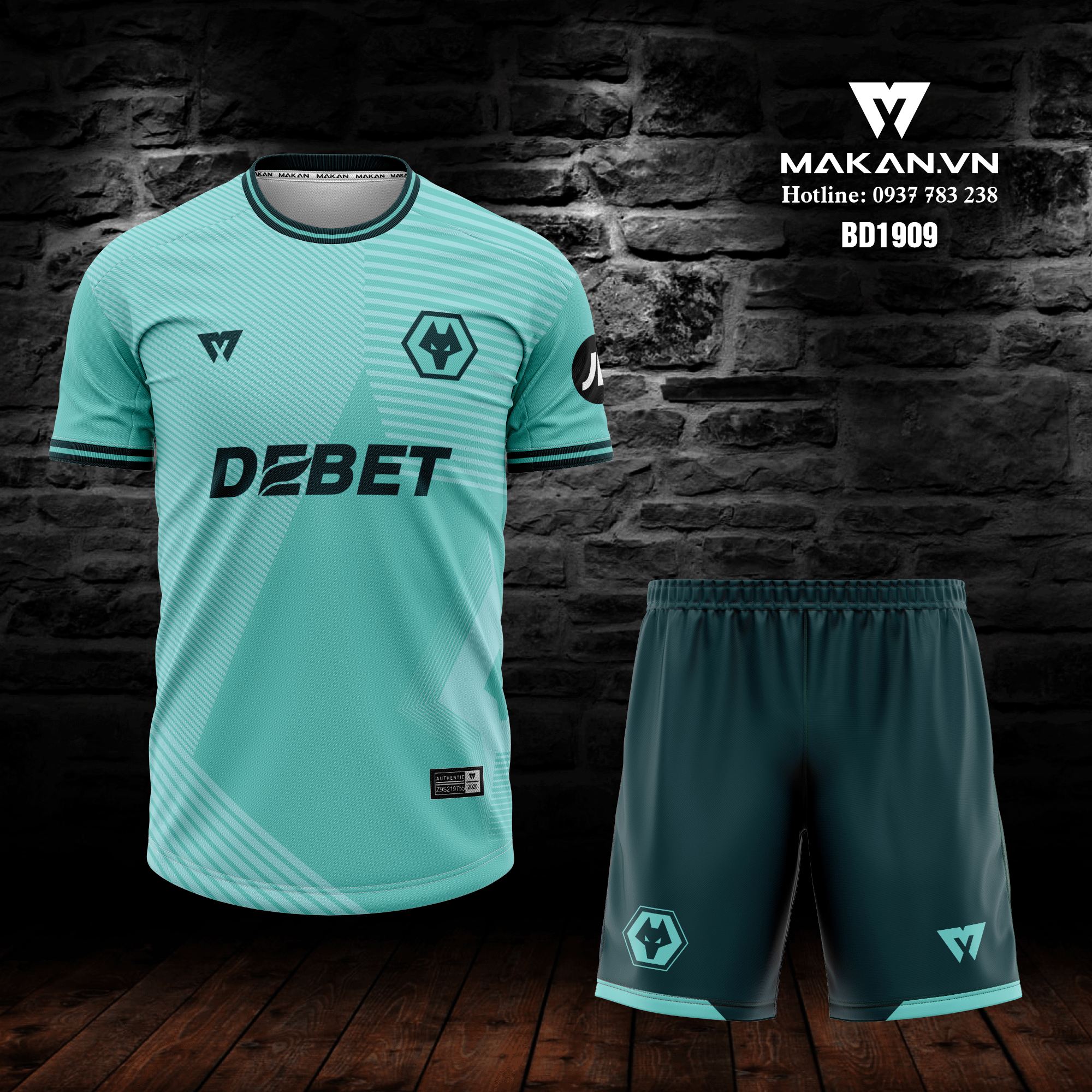 Áo bóng đá CLB Wolves BD1909