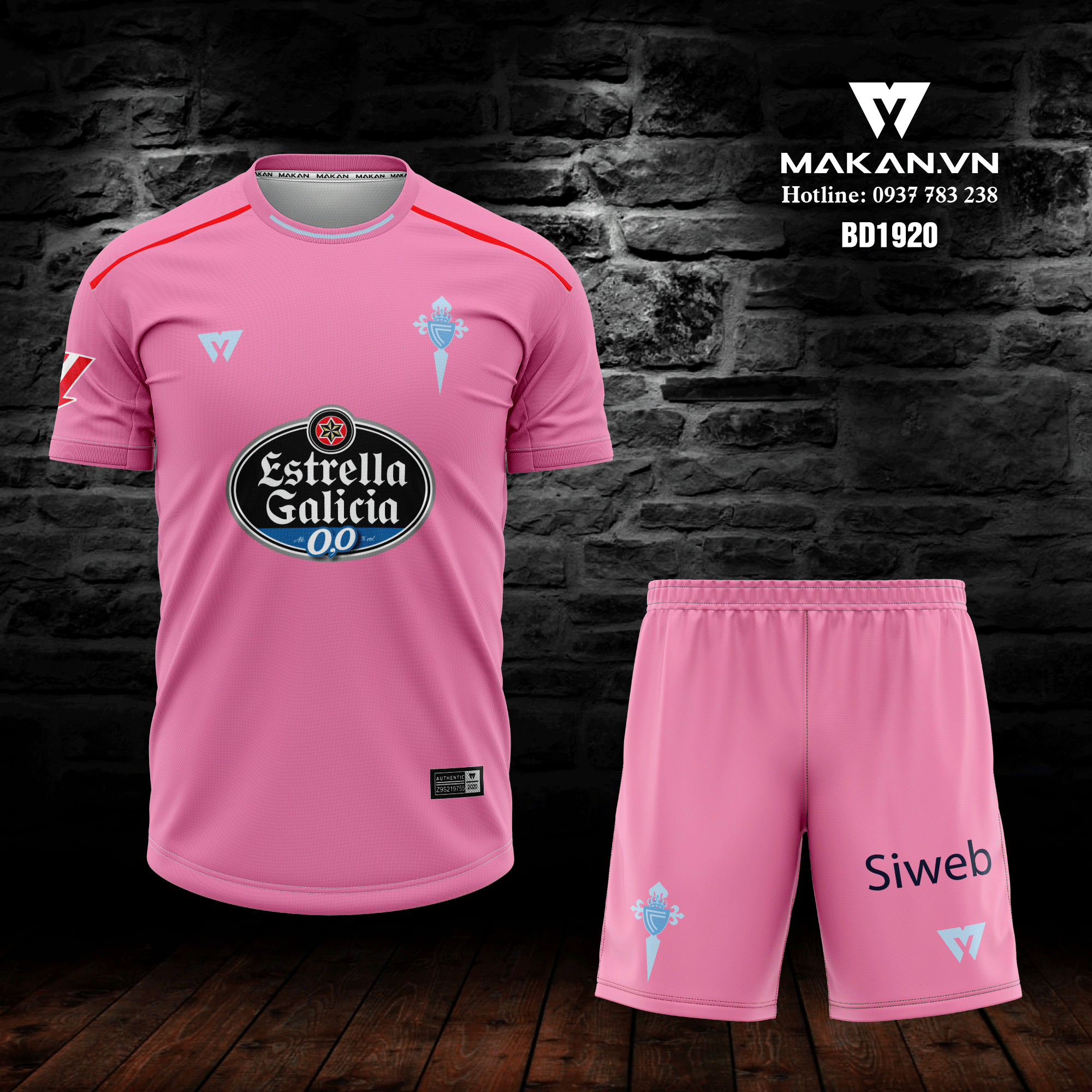 Áo bóng đá CLB Celta Vigo BD1920