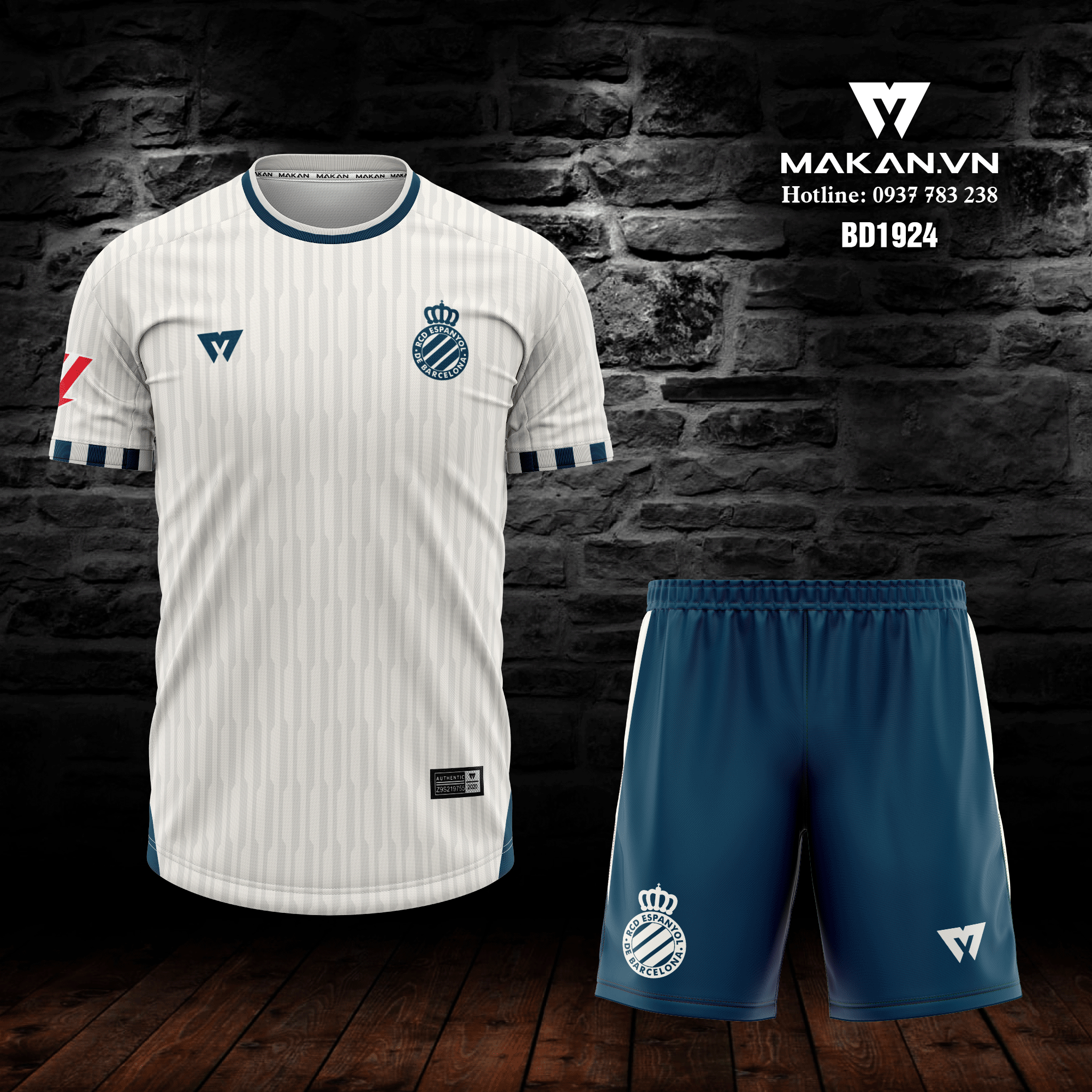 Áo bóng đá CLB RCD Espanyol BD1924