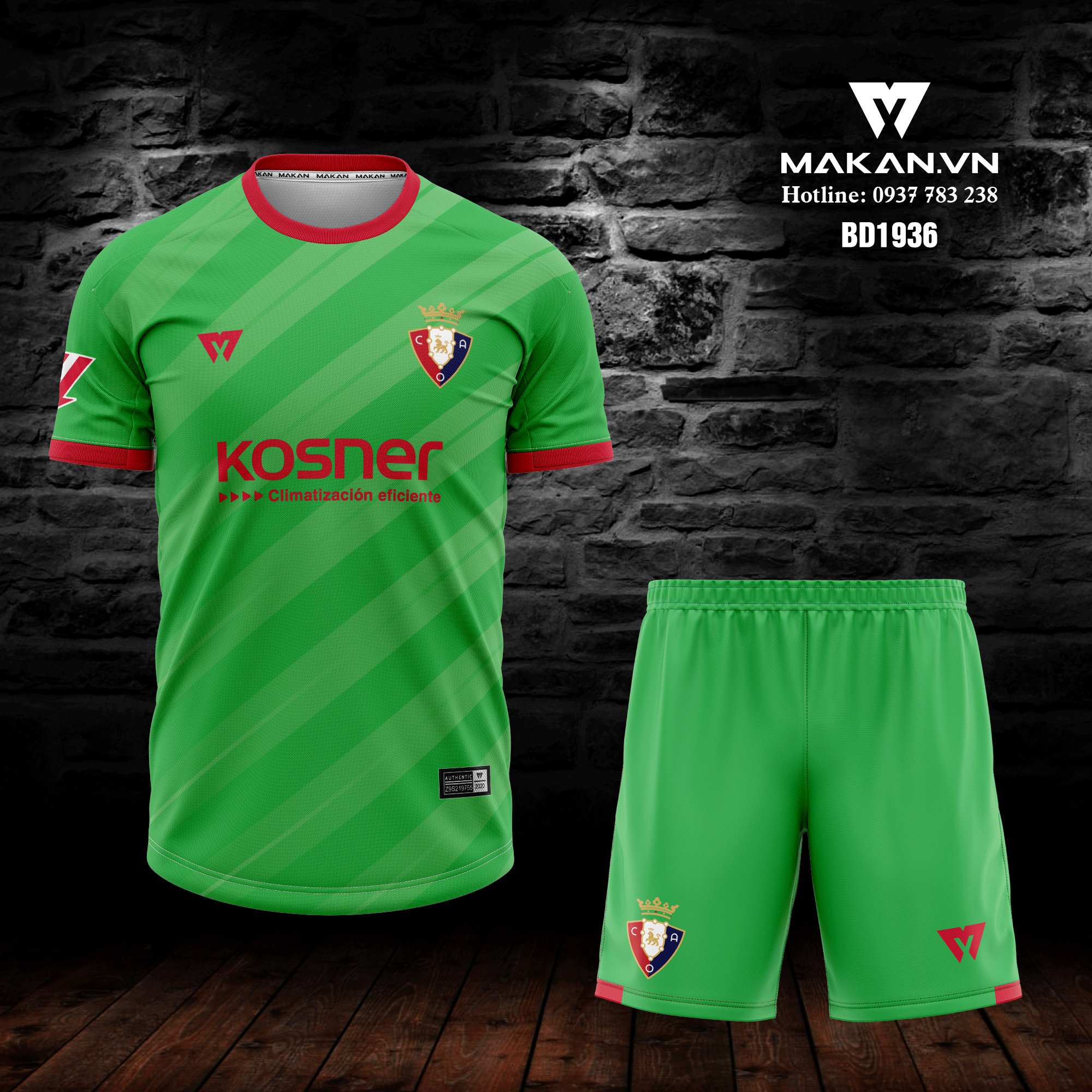 Áo bóng đá CLB Osasuna BD1936