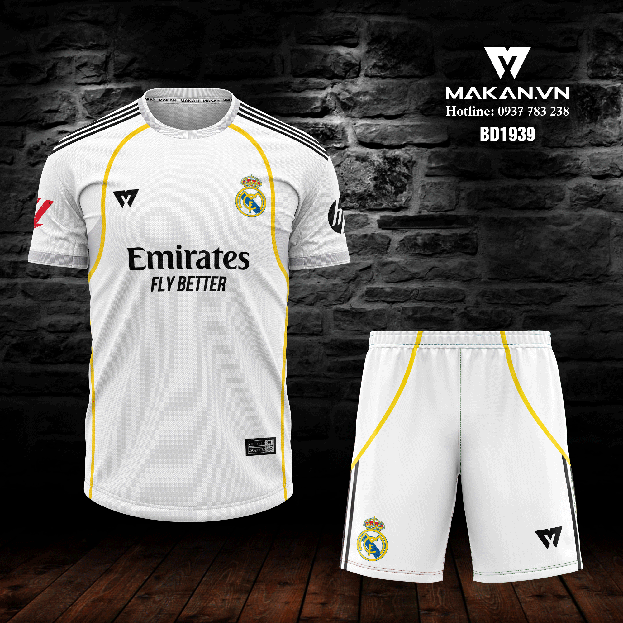 Áo Đấu Real Madrid BD1939