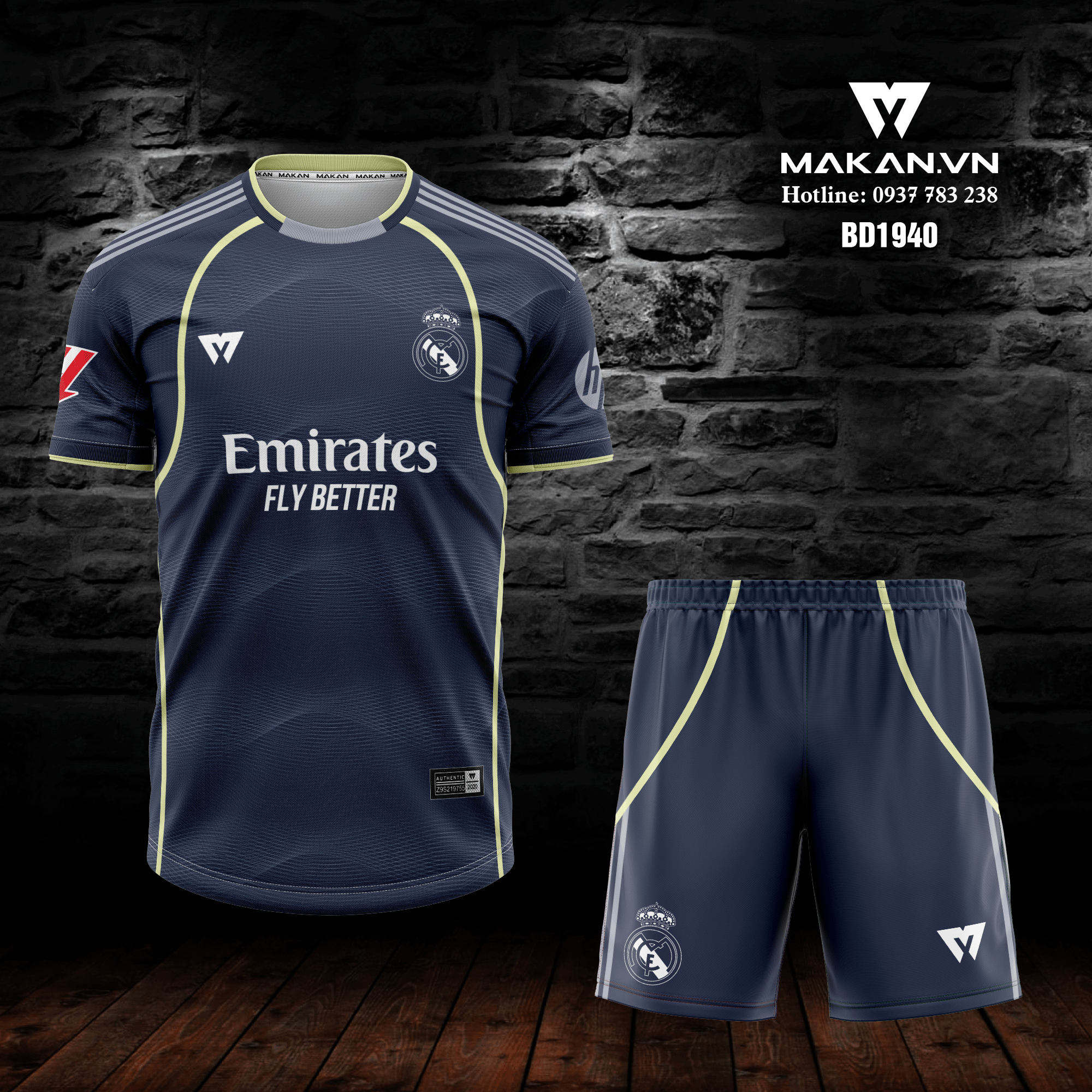 Áo Đấu Real Madrid BD1940
