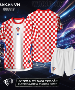 Áo bóng đá đội tuyển Croatia BD2007