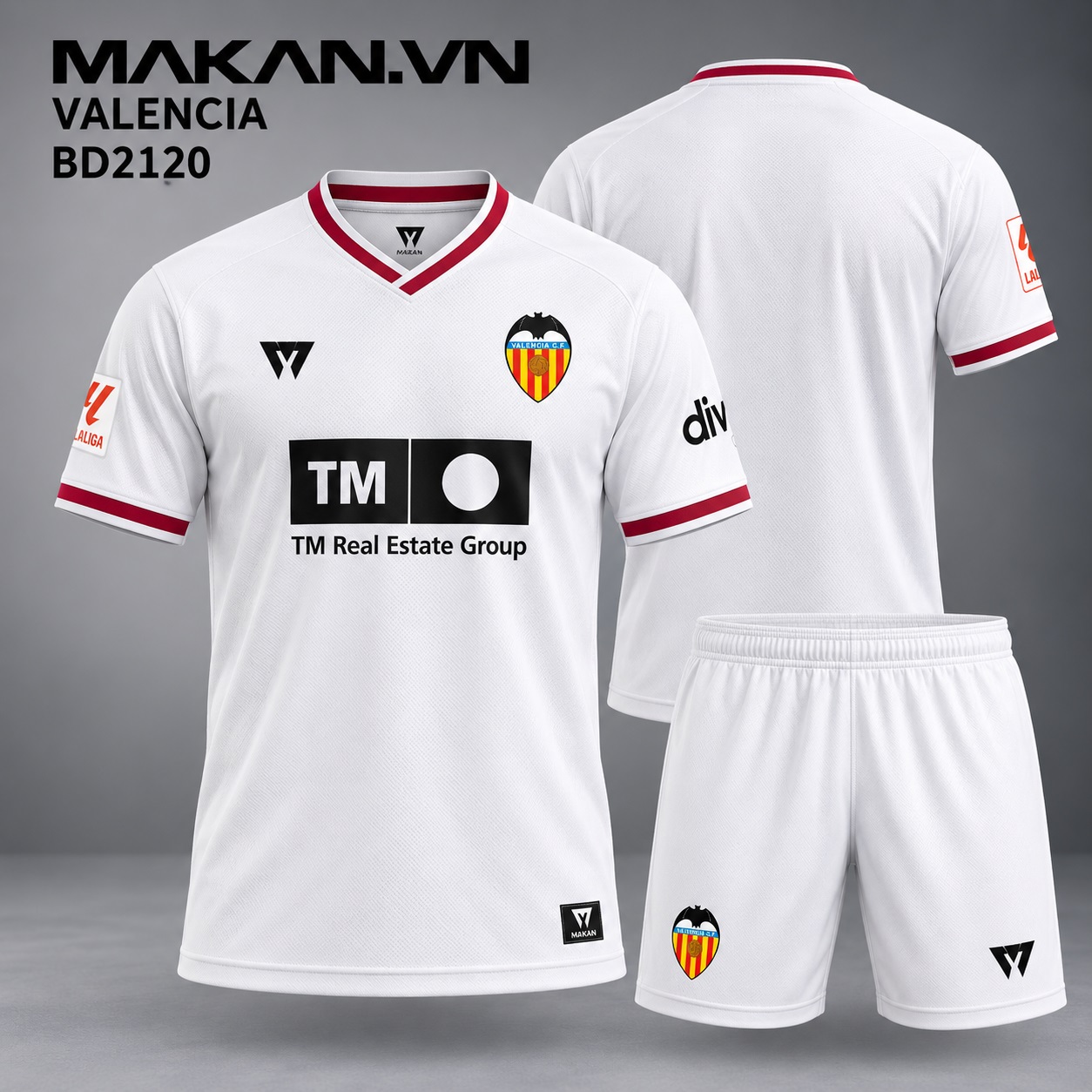 Áo bóng đá CLB Valencia BD2120
