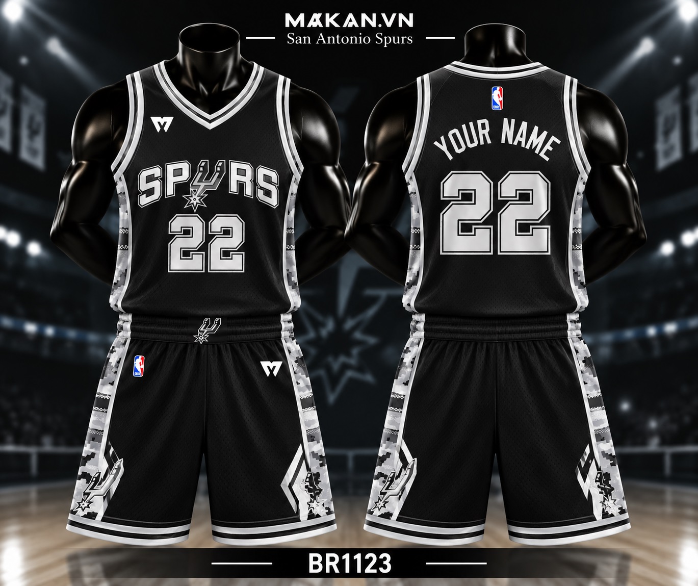 Quần áo bóng rổ BR1123